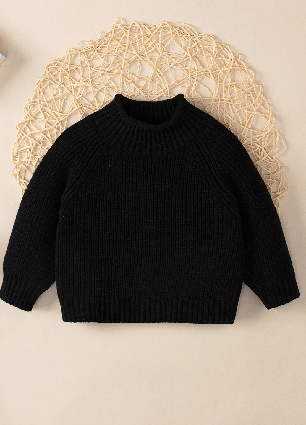 Черный демисезонный свитер SHEIN