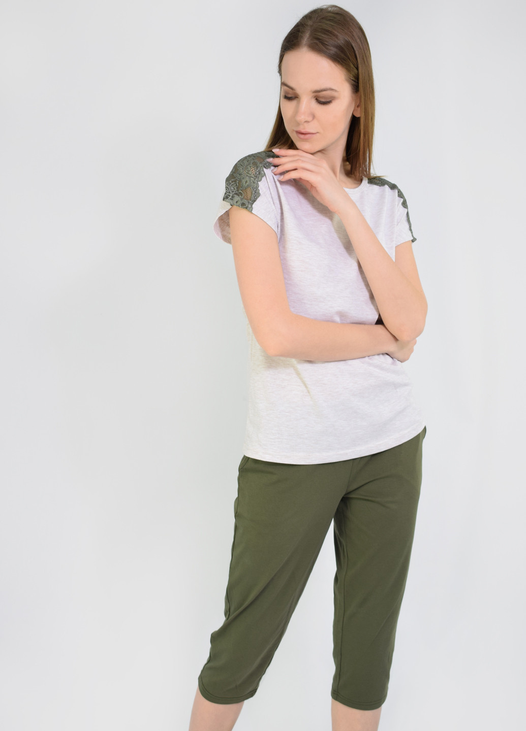 Комбинированная всесезон пижама (футболка, бриджи) NEL
