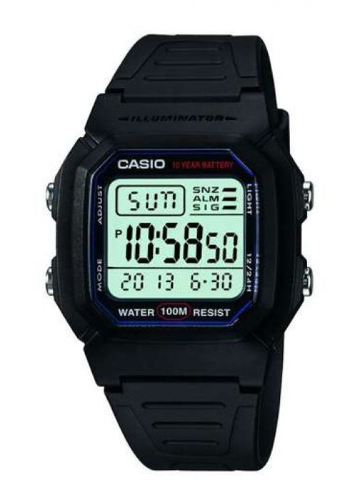 Часы наручные Collection W-800H-1AVEF спортивные Casio (253011520)