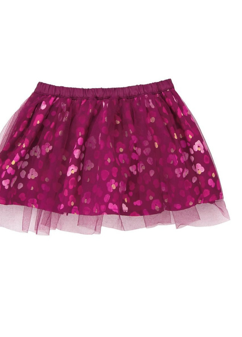 Фуксиновая цветочной расцветки юбка Gymboree