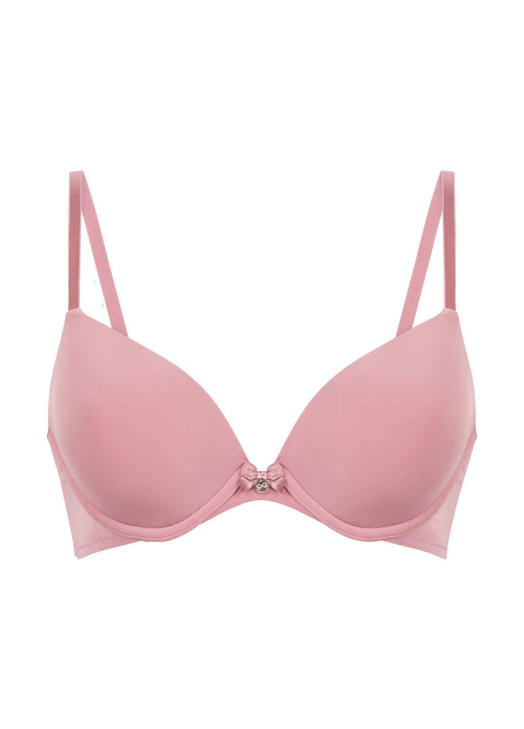 Серо-бежевый балконет бюстгальтер Hunkemoller с косточками полиамид