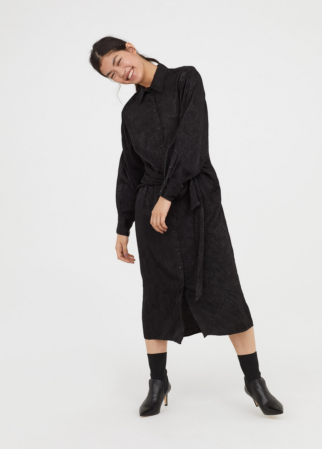 Чорна кежуал сукня H&M