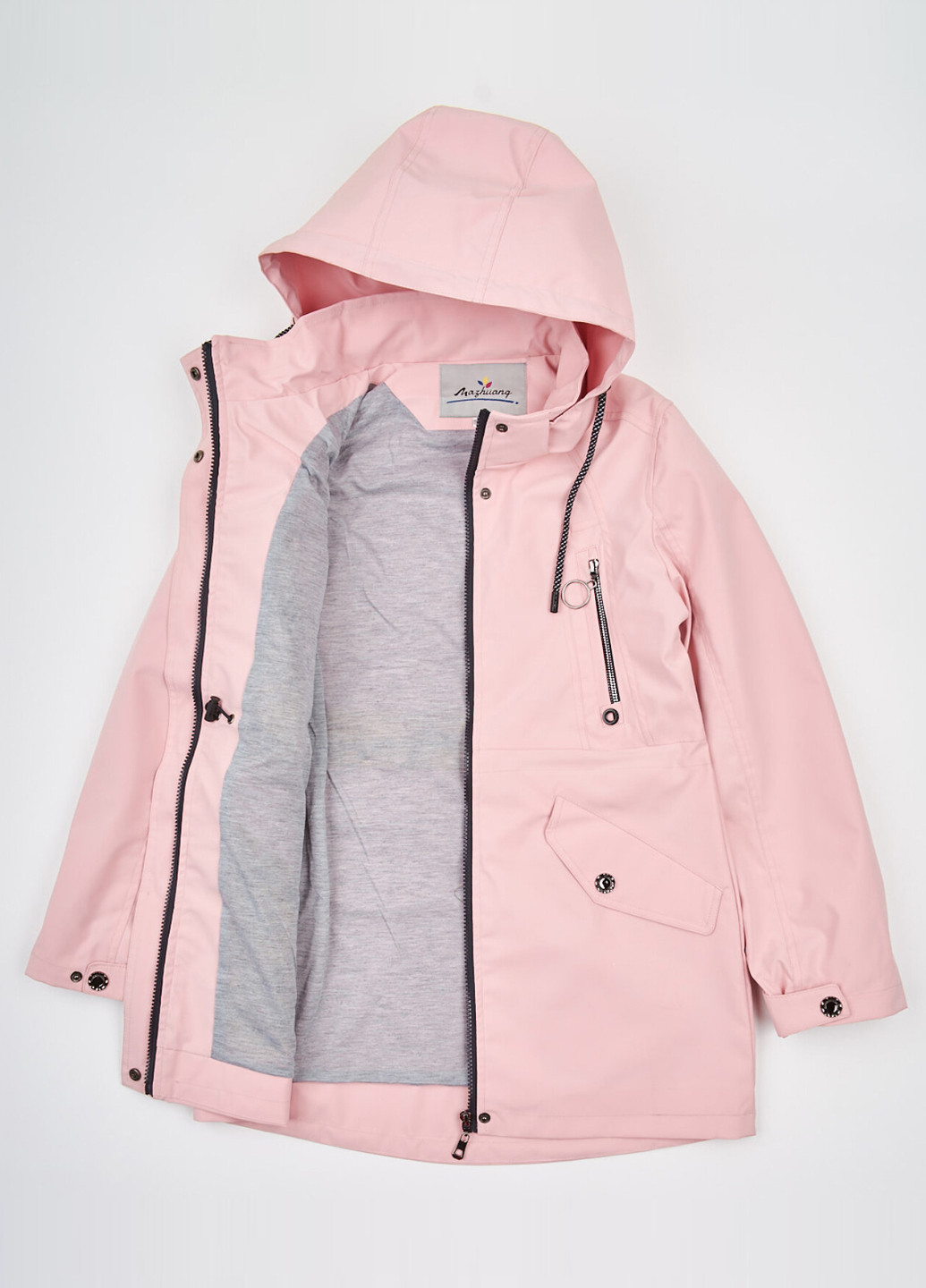 Рожева демісезонна куртка Mazhuang Casual