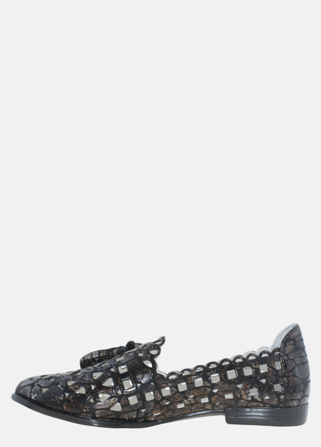 Женские балетки rv105 коричневый Violetti | коричневые однотонные натуральная кожа (317429195)