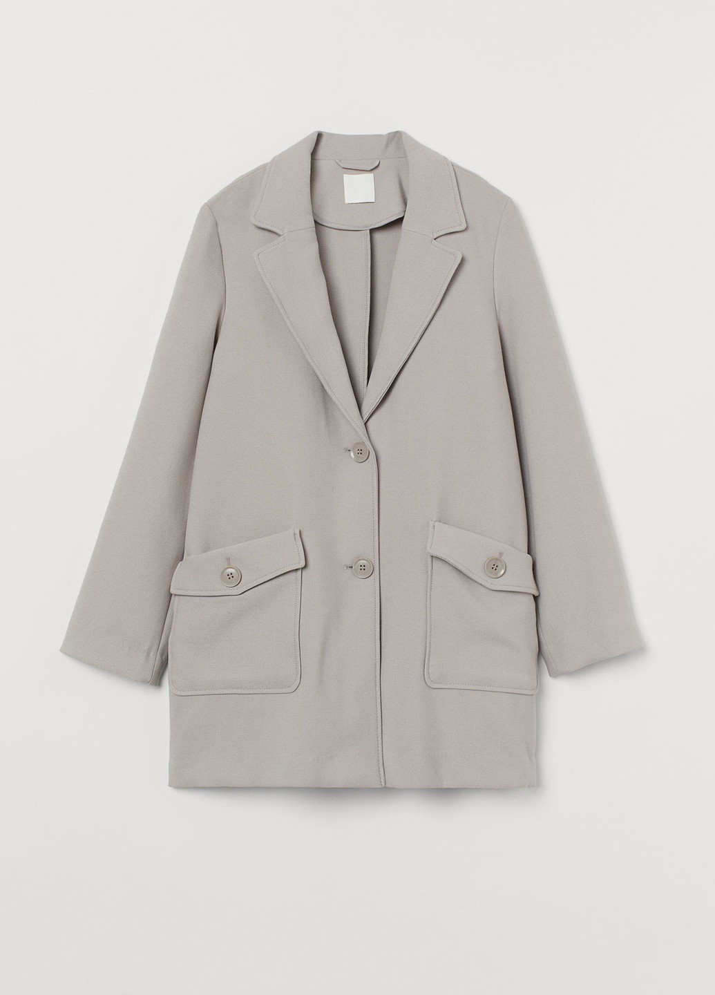 Серо-бежевое демисезонное Пальто H&M