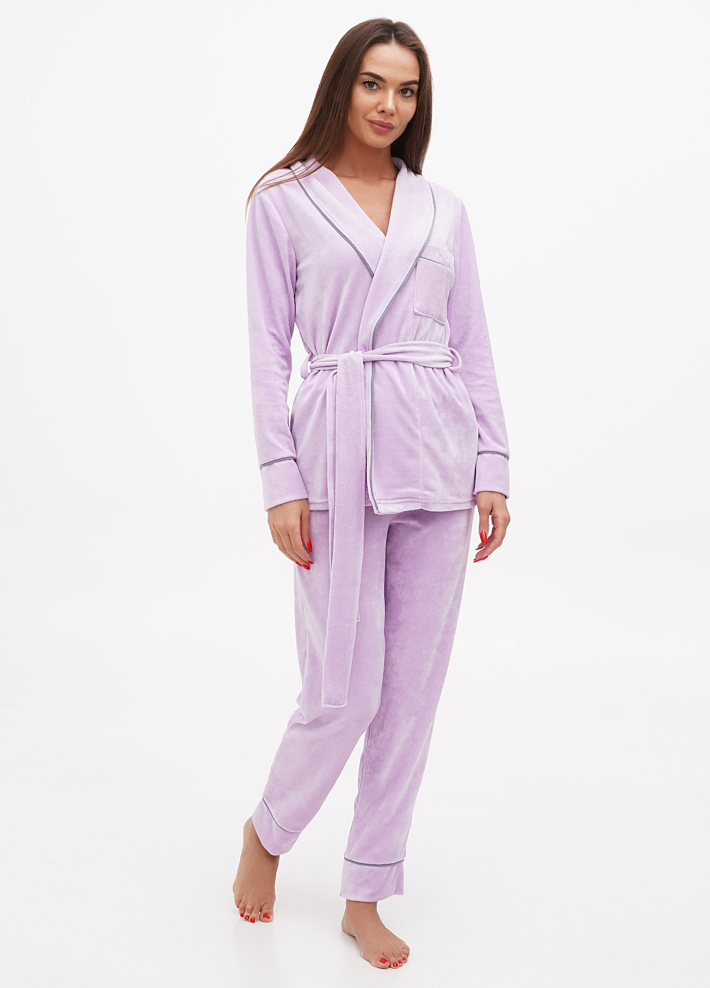 Сиреневая всесезон пижама (кофта, брюки) кофта + брюки Lucci