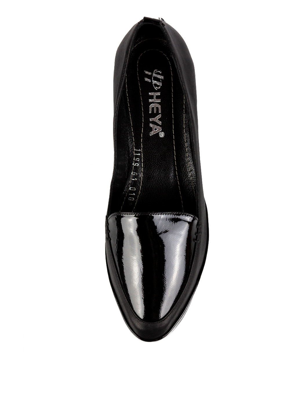 Черные кэжуал балетки Heya Shoes