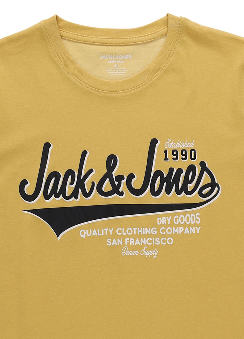 Желтая футболка Jack & Jones