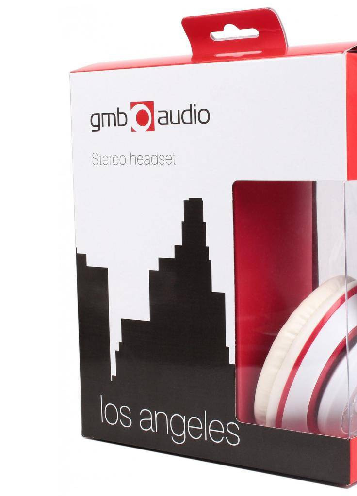 Навушники MHS-LAX White (MHS-LAX-W) GMB Audio (207365763)