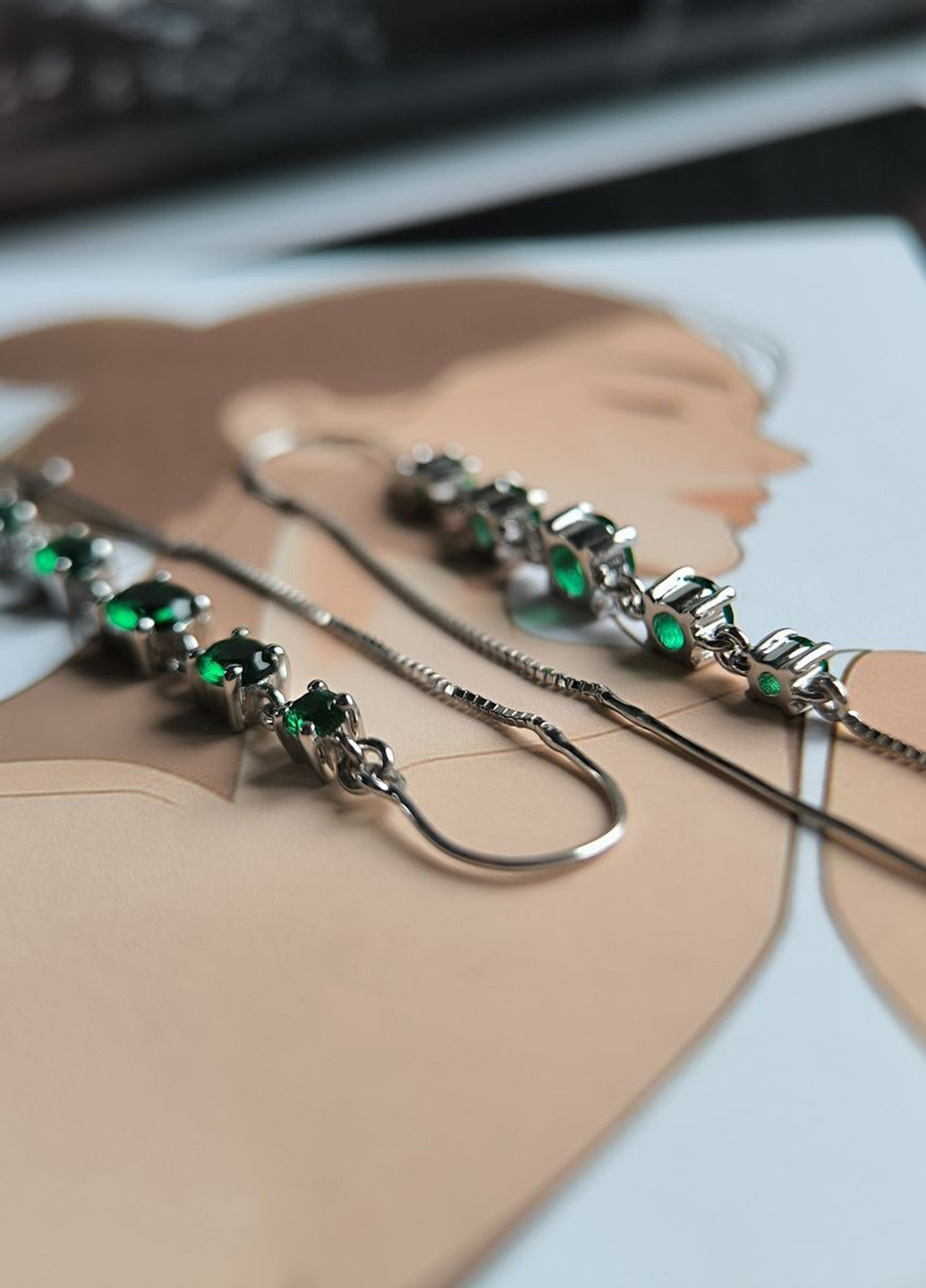 Сережки Silver Flame (369649116)