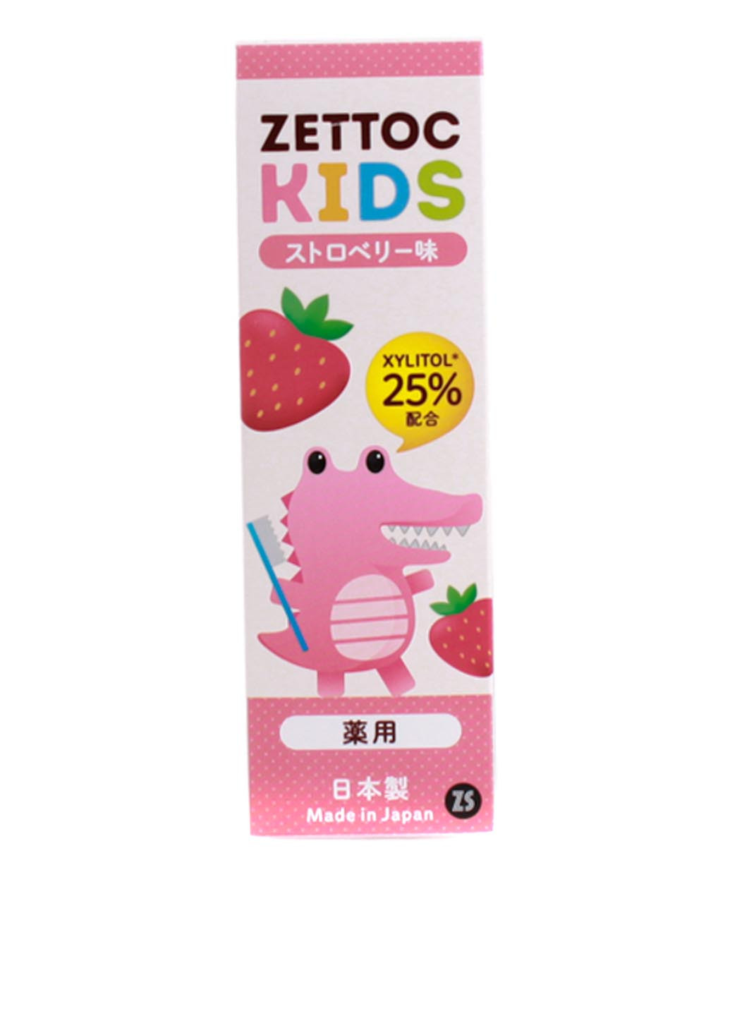 Зубна паста зі смаком полуниці Kids Strawberry Toothpaste, 70 мл Zettoc (186499109)
