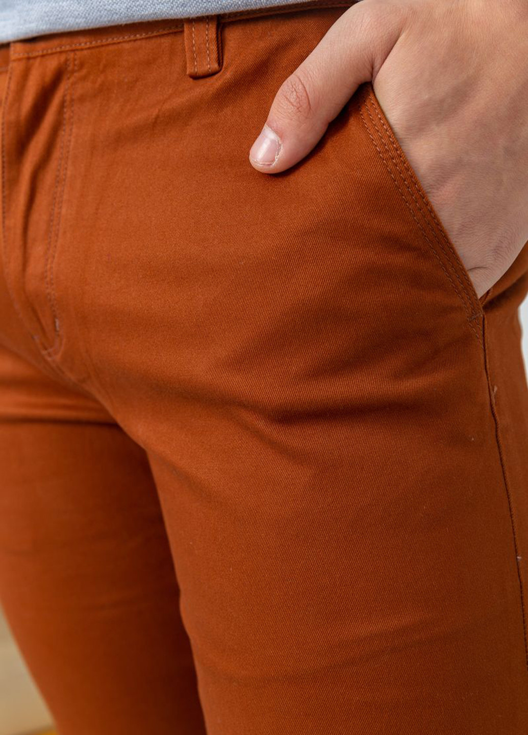Темно-коричневые кэжуал демисезонные чиносы брюки Ager