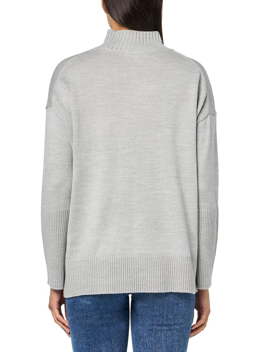 Сірий демісезонний светр DKNY