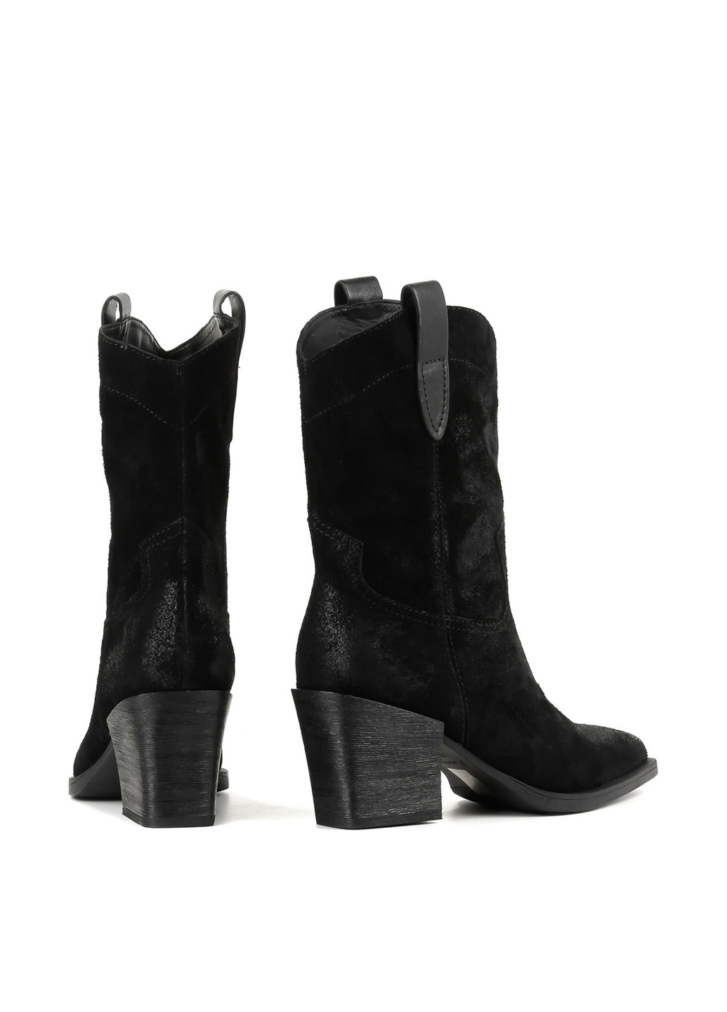 Черные осенние полусапоги Le'BERDES