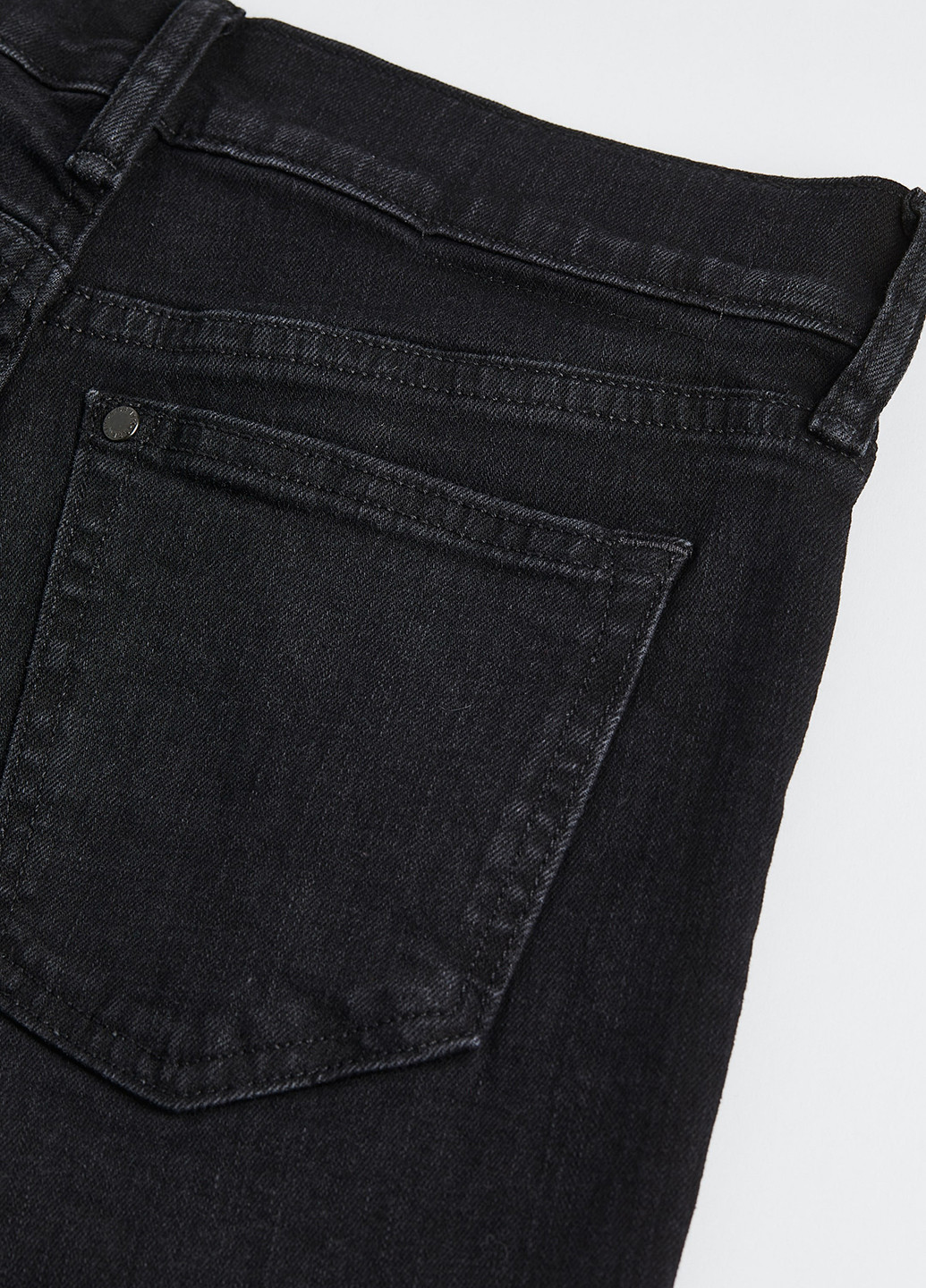 Черные демисезонные скинни джинсы H&M