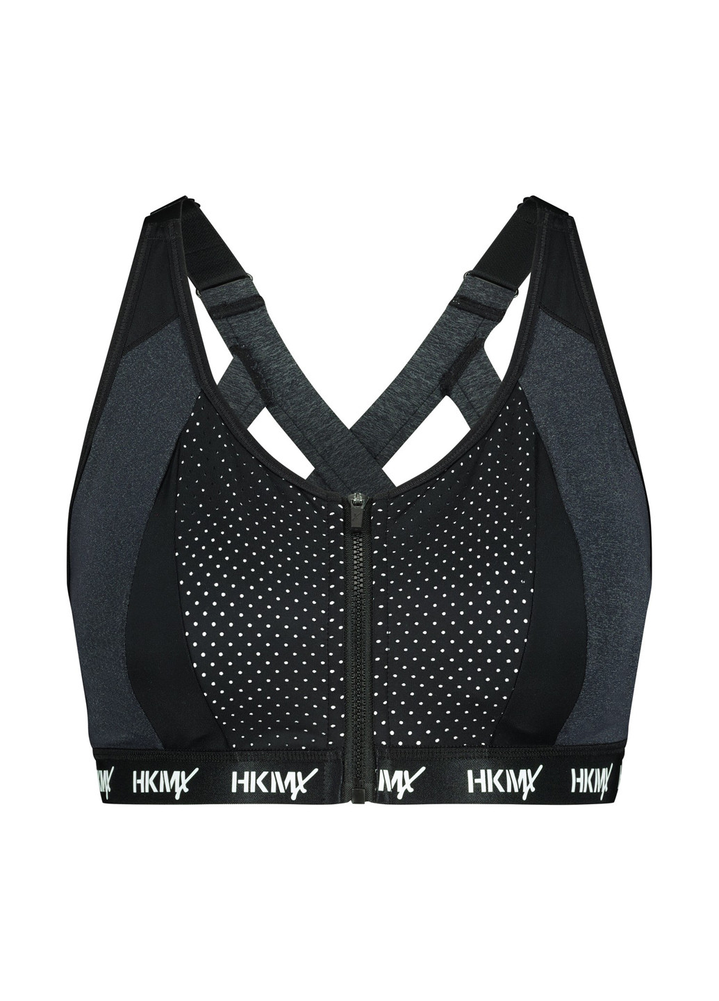 Темно-сірий топ бюстгальтер Hunkemoller без кісточок поліамід