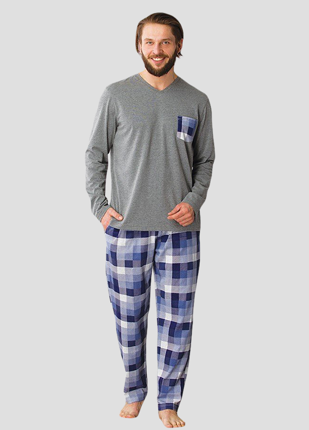 Пижама (лонгслив, брюки) Key (249991209)