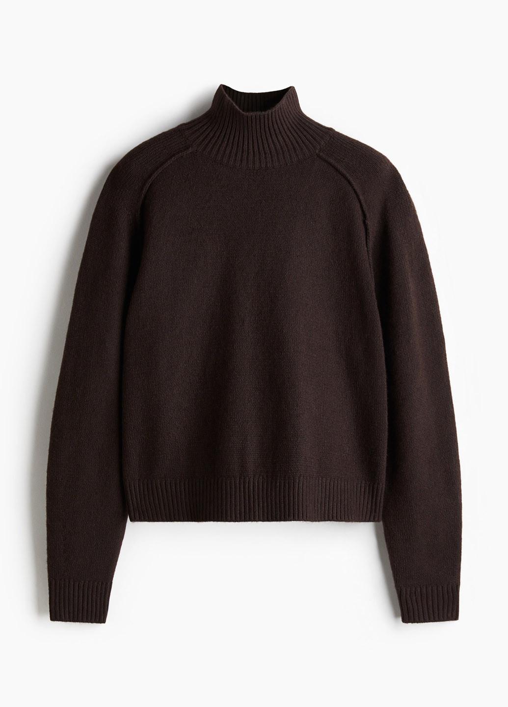 Кавовий зимовий светр H&M