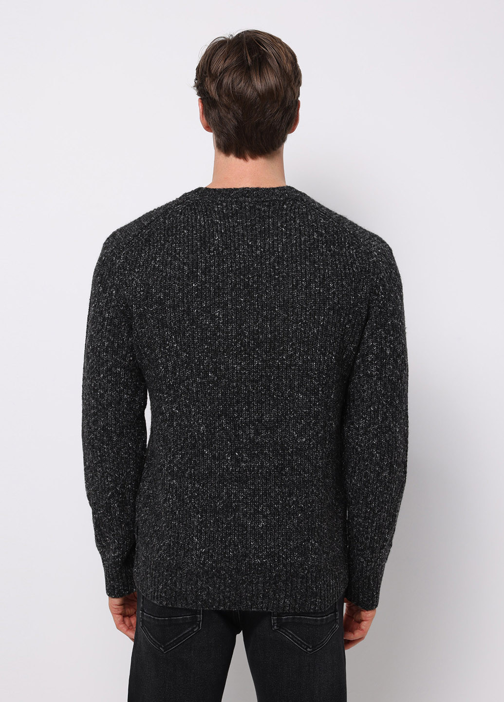 Черный зимний джемпер джемпер Colin's