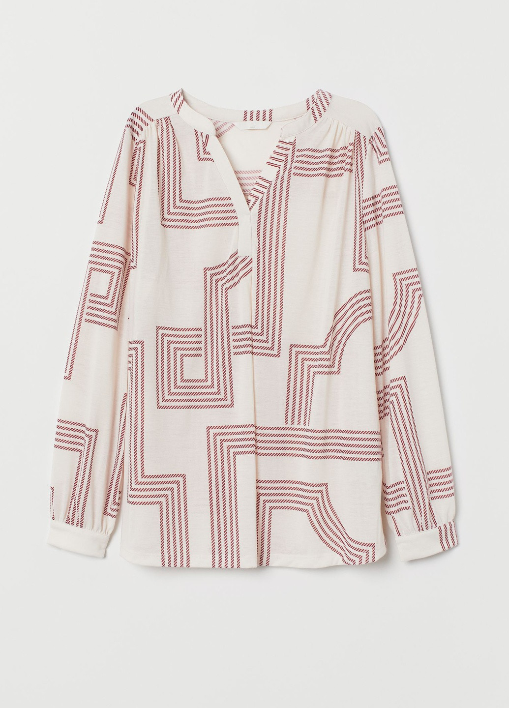 Комбинированная летняя блуза для беременных H&M