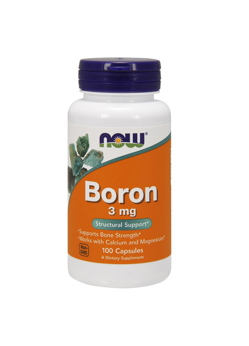 Бор Boron 3 mg (100 капс) нау фудс Now Foods (255408799)