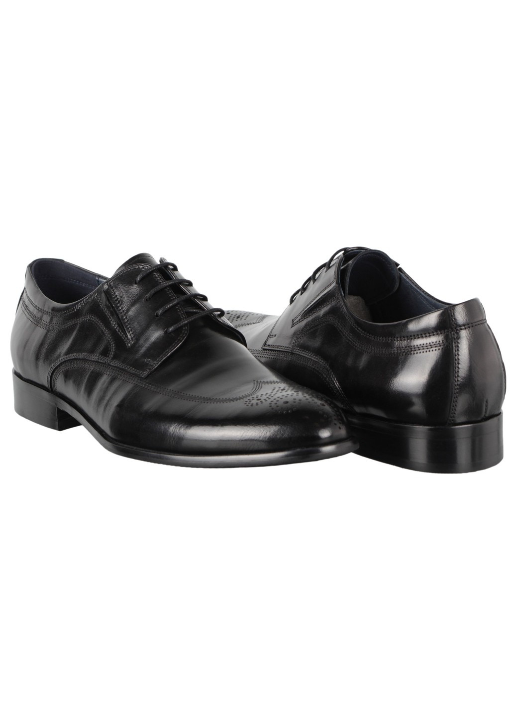 Черные мужские туфли классические 198379 Buts без шнурков