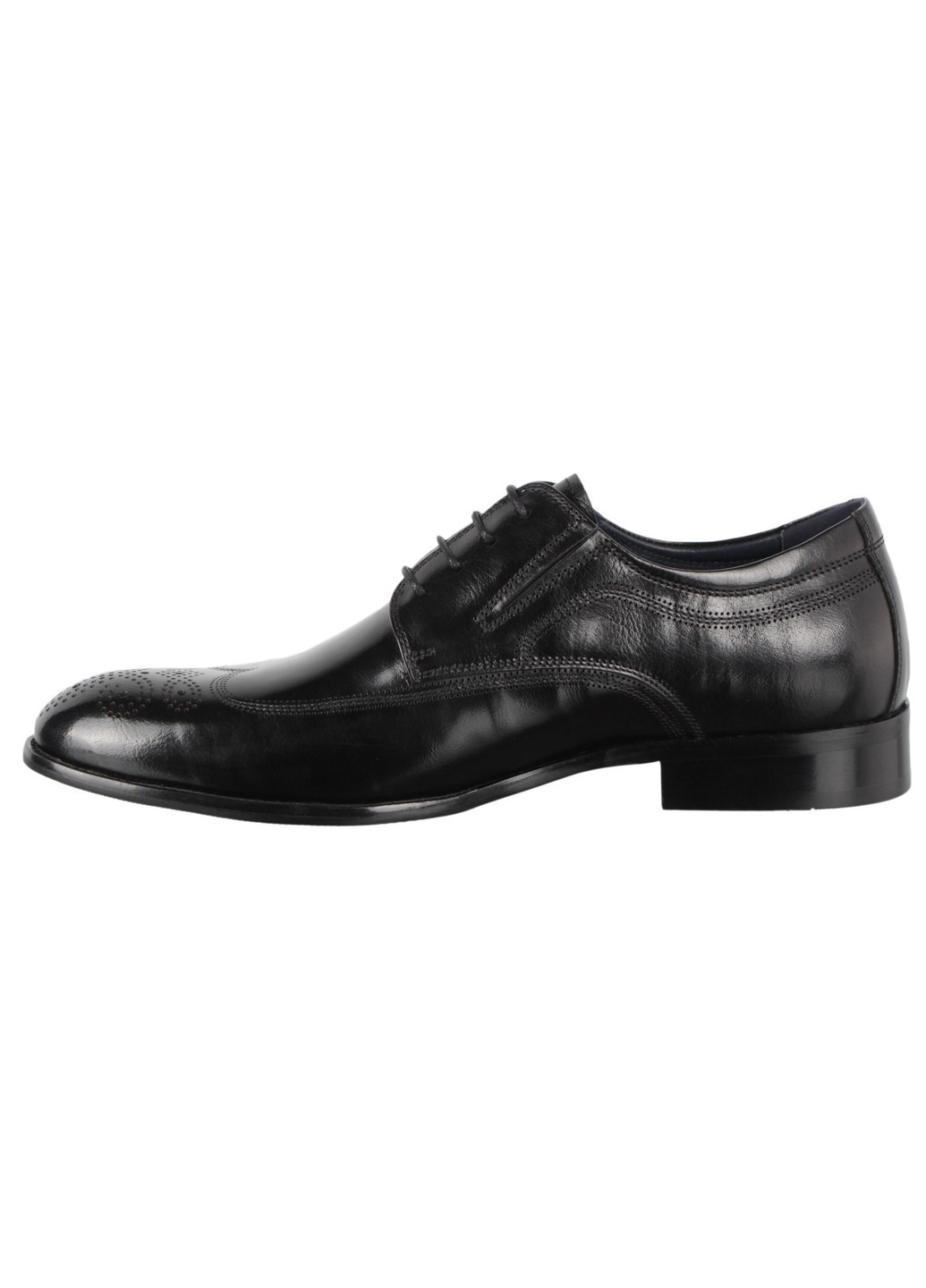 Черные мужские туфли классические 198379 Buts без шнурков