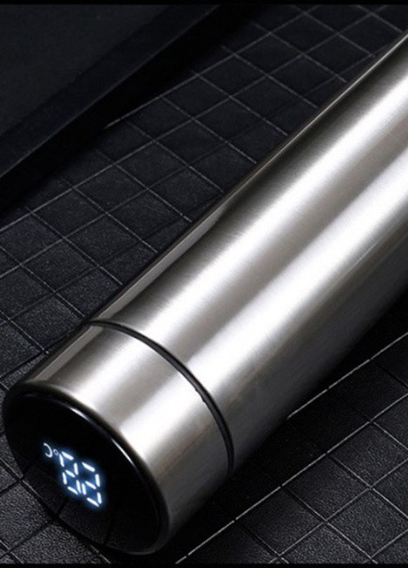 Умный термос с термометром и дисплеем, 500 мл серебро More (253850951)