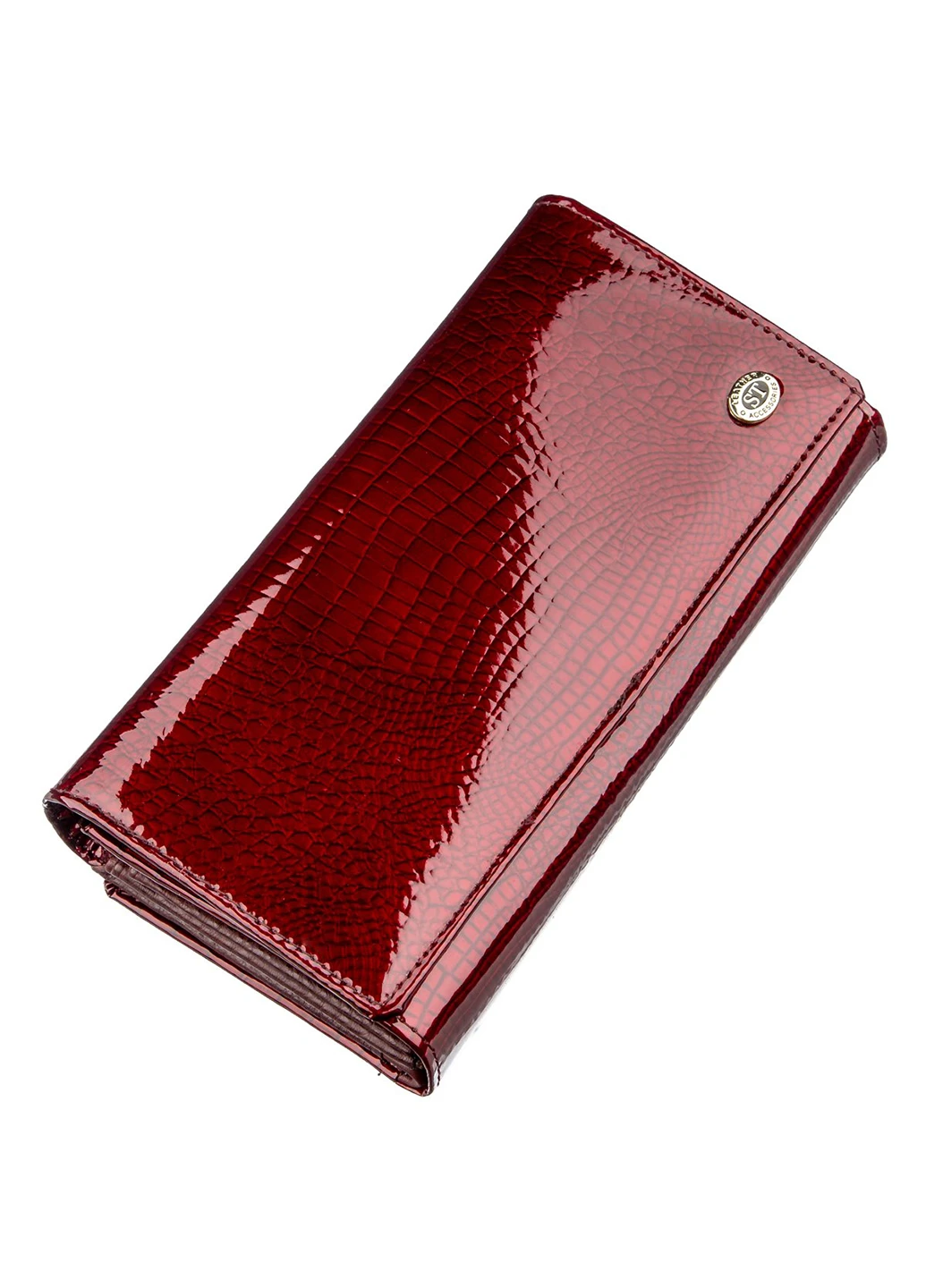 Жіночий шкіряний гаманець-візитниця 17х9 см st leather (252133416)
