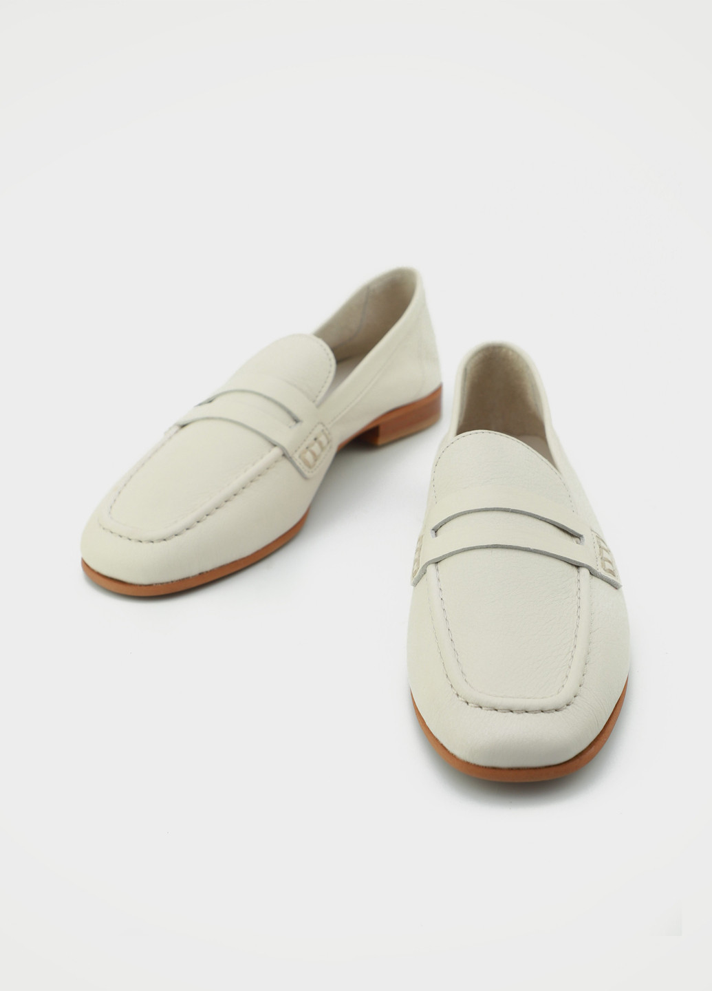 URBAN TRACE Туфли лоферы белый з натуральная кожа, китай — демисезон (329868619)