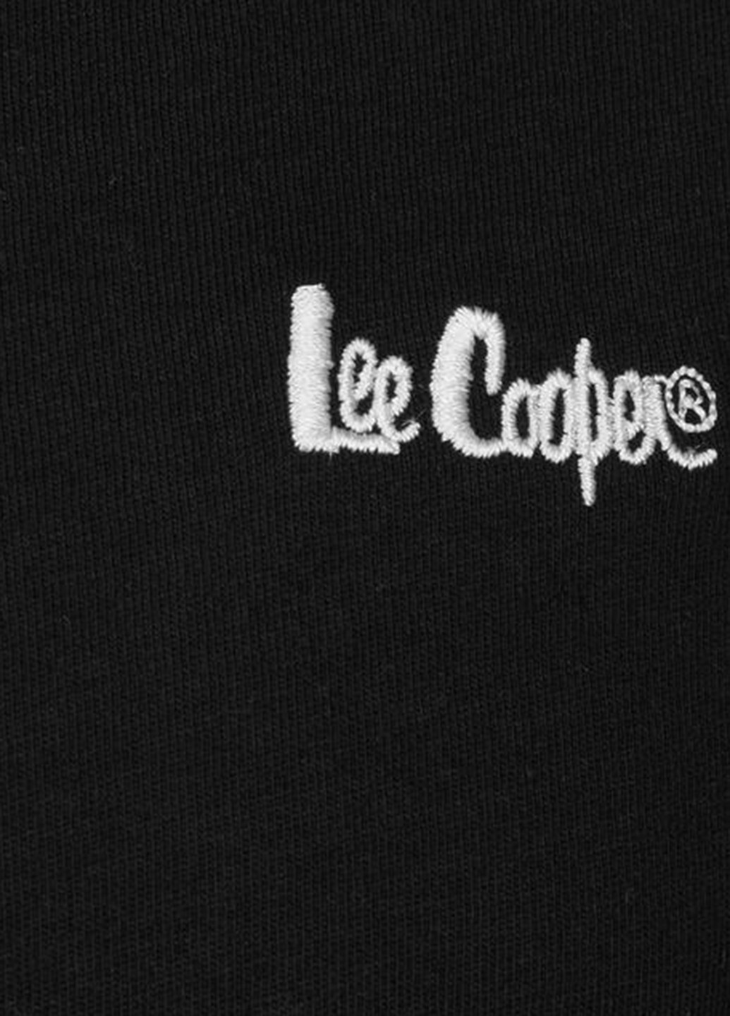 Черный демисезонный кэжуал лонгслив Lee Cooper с логотипом
