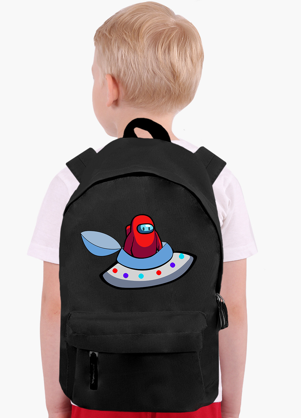 Детский рюкзак Амонг Ас Красный (Among Us Red) (9263-2583) MobiPrint (217107874)