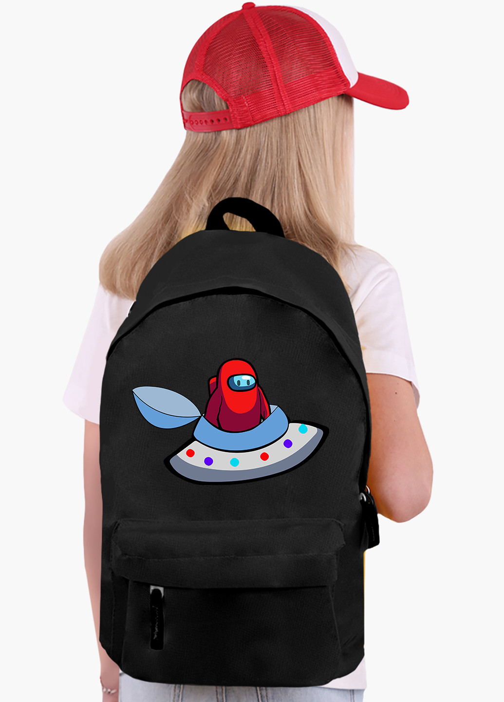 Детский рюкзак Амонг Ас Красный (Among Us Red) (9263-2583) MobiPrint (217107874)