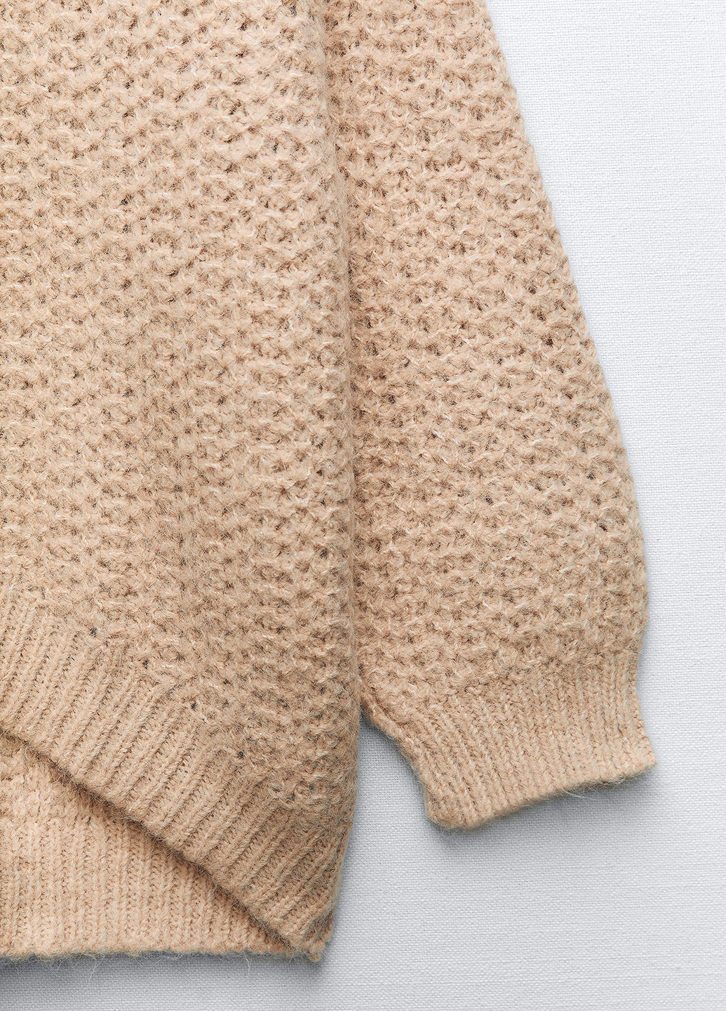 Бежевый зимний пуловер пуловер Zara