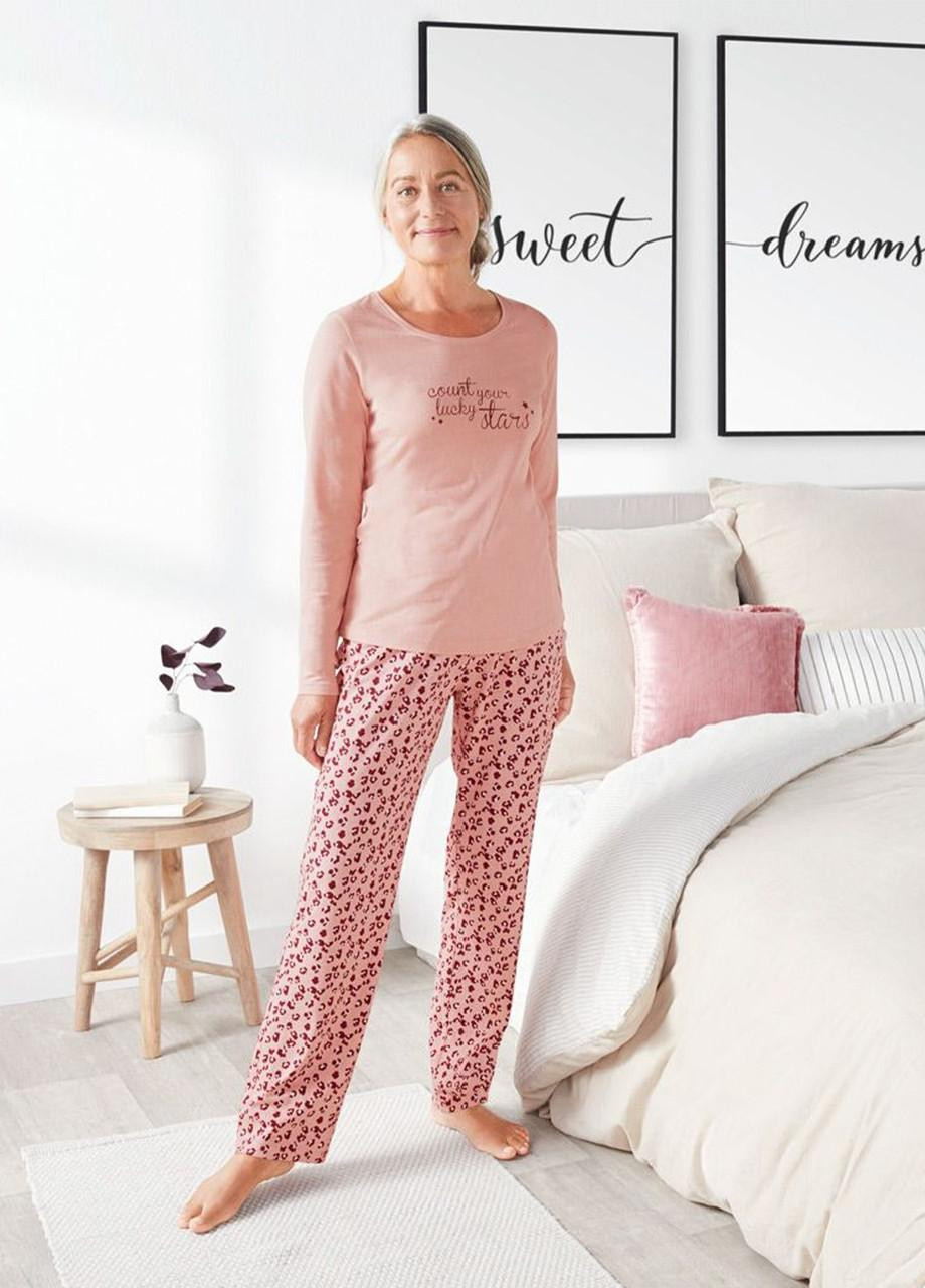 Персиковая качественная пижама, костюм для дома и сна германия Esmara