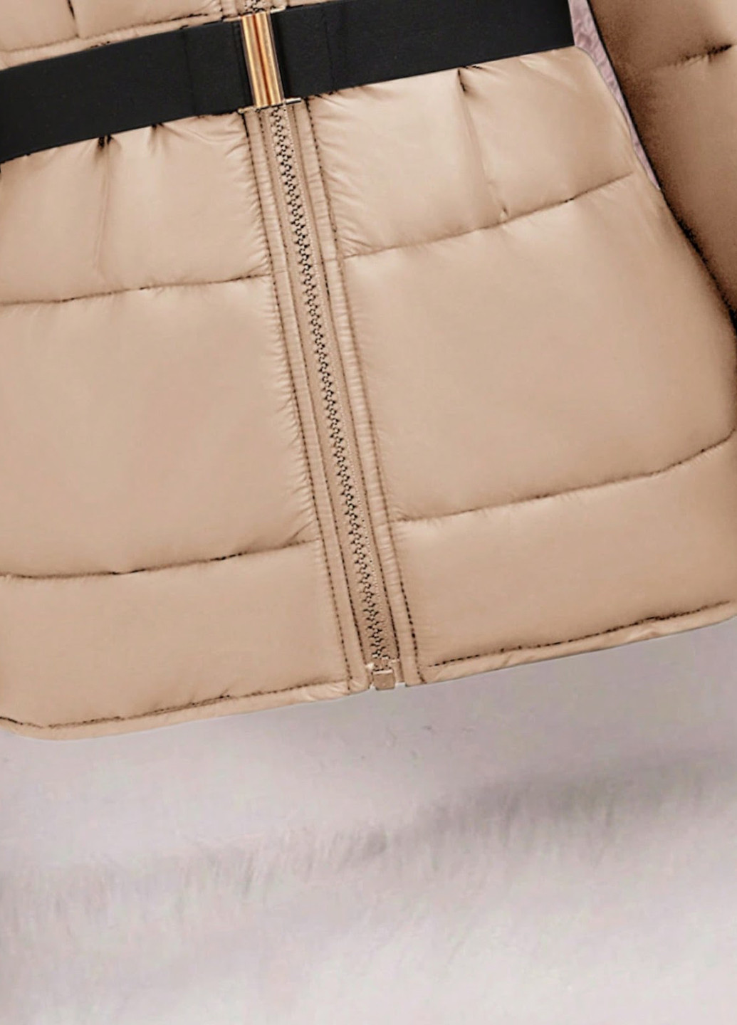 Кремовая демисезонная куртка SHEIN