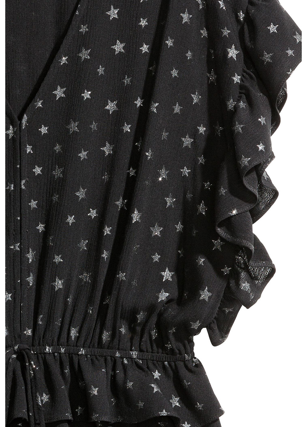 Комбінезон H&M комбінезон-шорти чорний кежуал віскоза