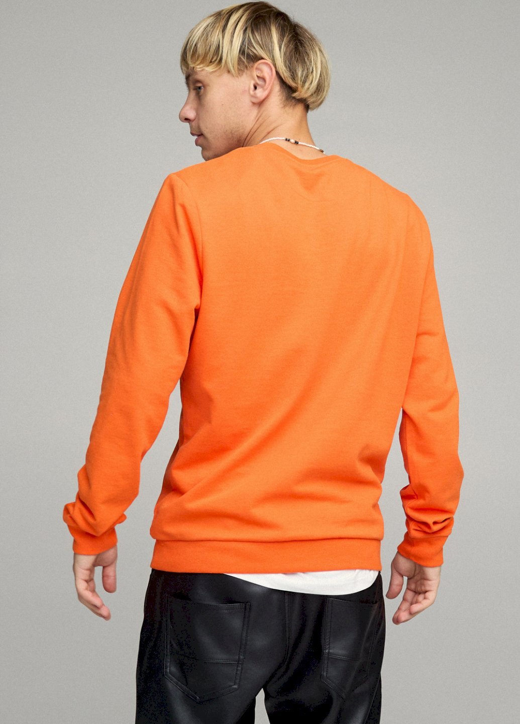 Оранжевый свитшот мужской basic /no flis/ YAPPI (252258415)