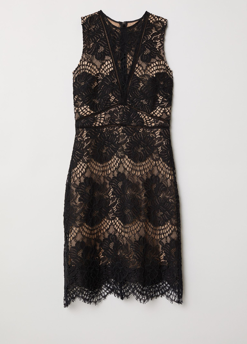 Черное кэжуал платье H&M однотонное