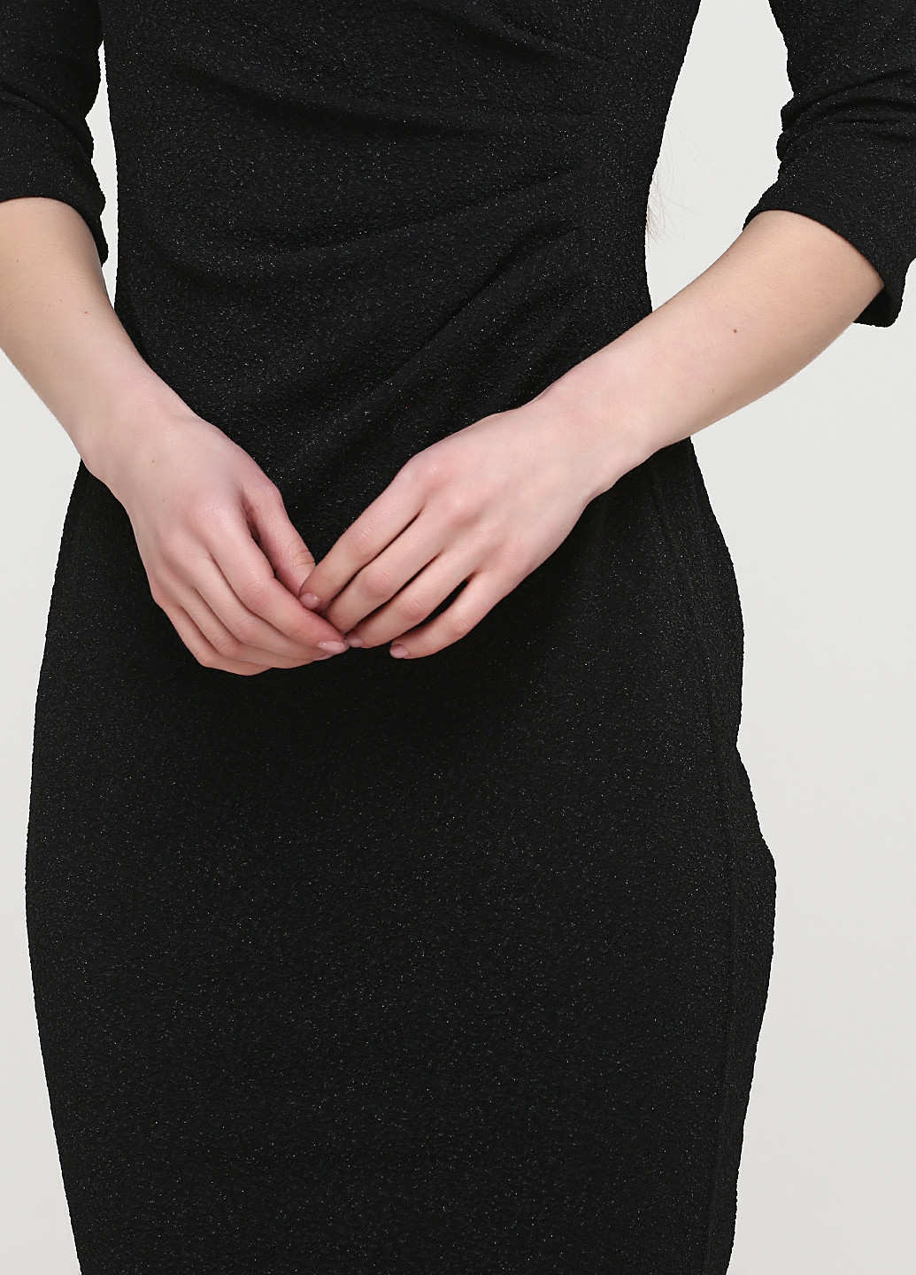 Черное кэжуал платье Rinascimento однотонное