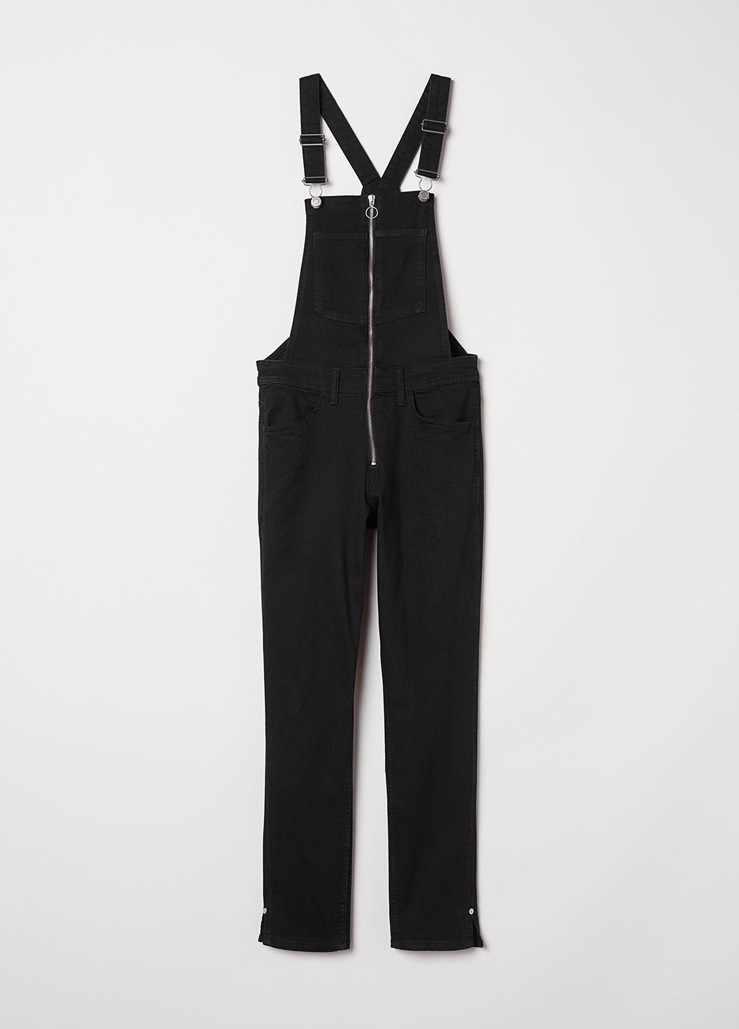 Комбінезон H&M комбінезон-брюки однотонний чорний кежуал