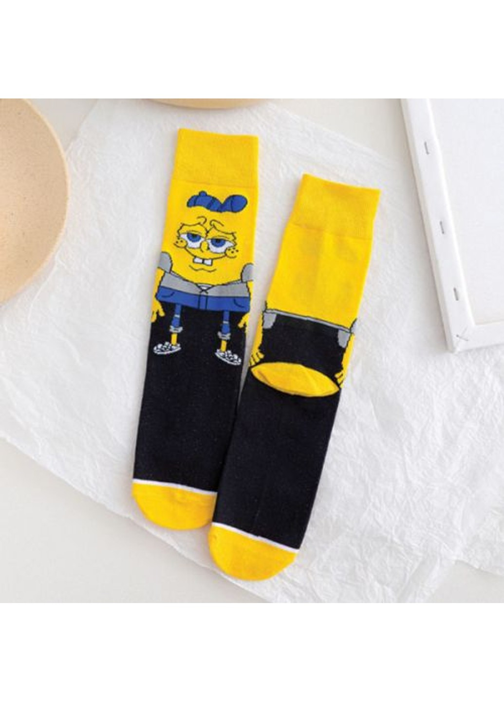 Шкарпетки Socks яскраві та стильні Губка Боб 1 пара MAVKA (254520047)