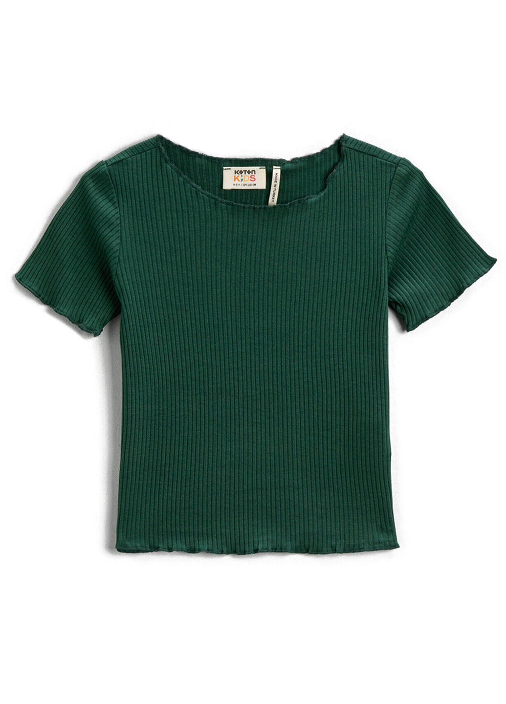 Темно-зелена літня футболка KOTON