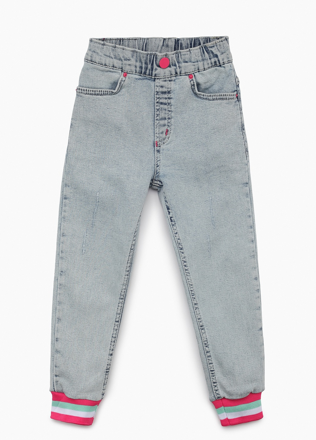 Голубые демисезонные джинсы Redpolo