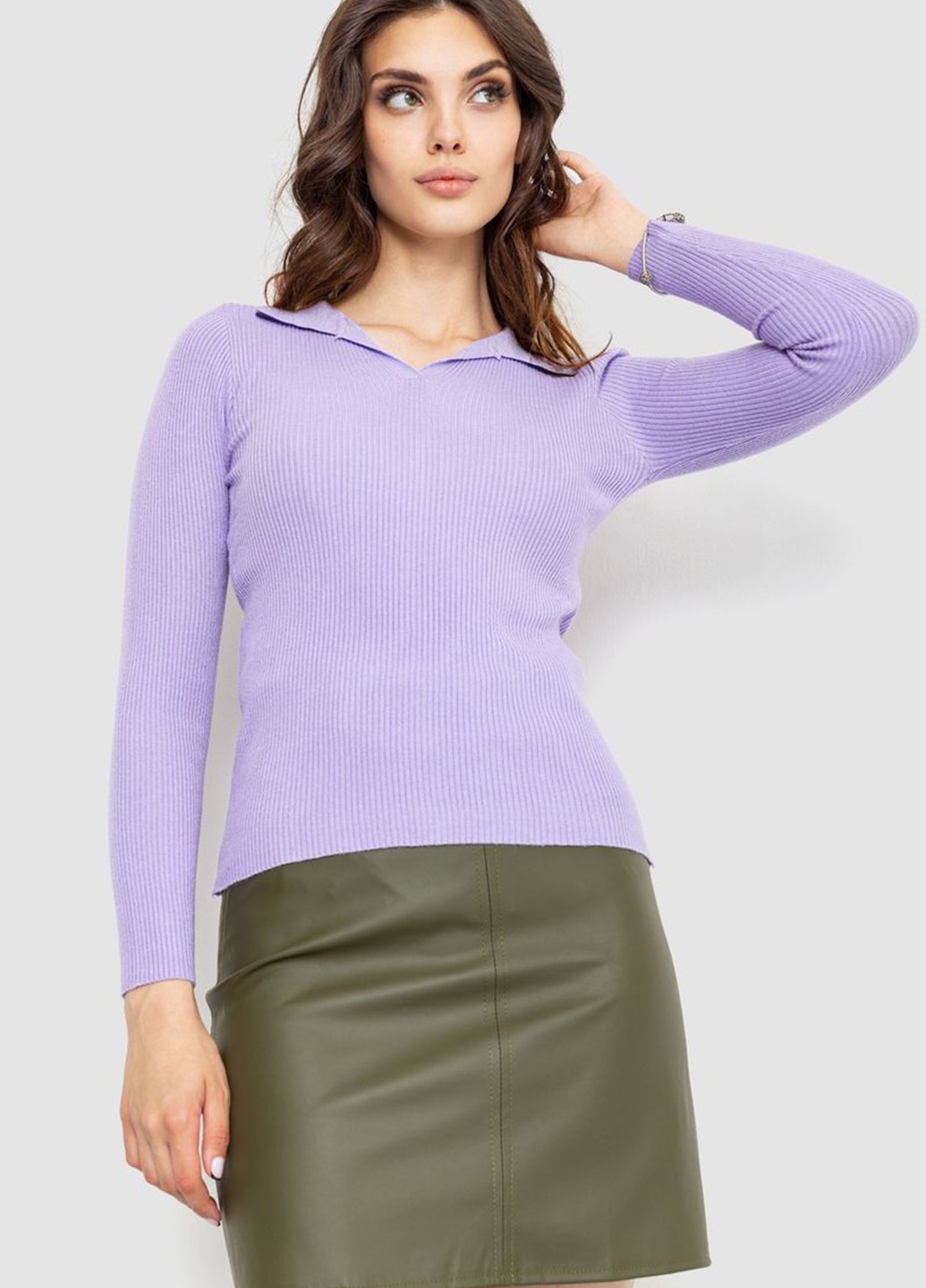 Сиреневый демисезонный пуловер пуловер Ager