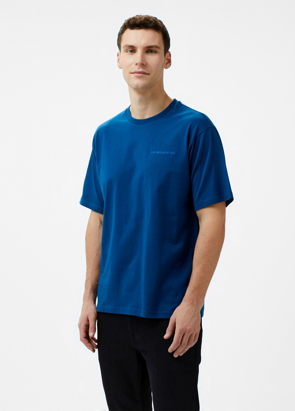 Голубая футболка Les Benjamins