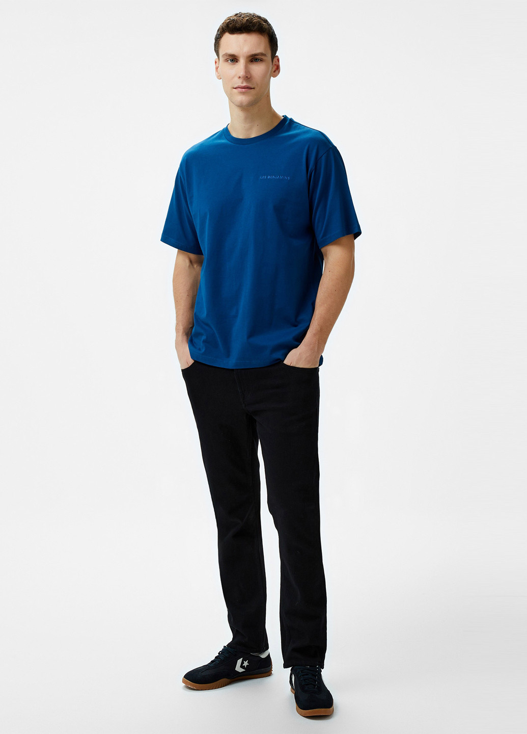 Голубая футболка Les Benjamins