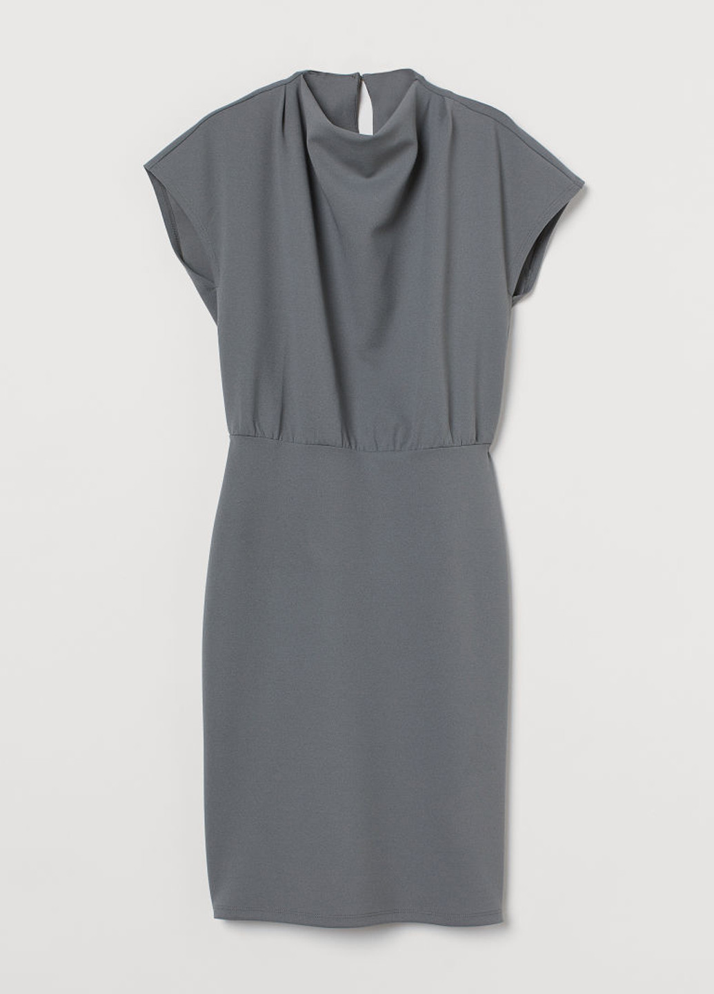 Сіра кежуал сукня силуетна H&M однотонна