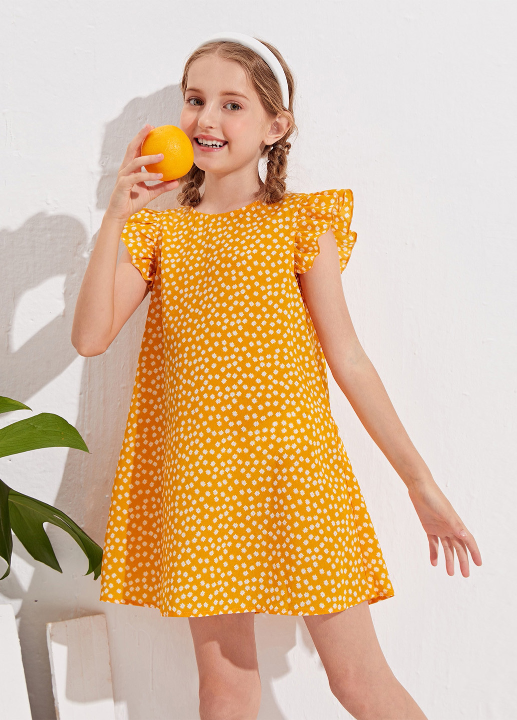 Помаранчева сукня SHEIN (342405595)