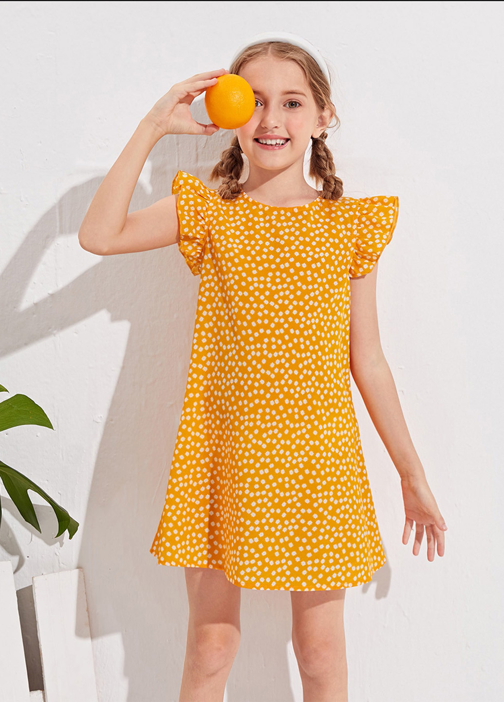 Помаранчева сукня SHEIN (342405595)